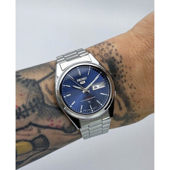 Custom Seiko Mod • Dark Blue SNX NH36 Day-Date • 37mm